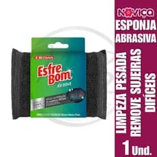 Esponja Inox Esfrebom BT495 | Limpeza Pesada Grelha e Espeto