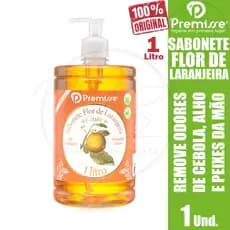 Sabonete Liquido Com Válvula Pump  Flor de Laranjeira 1 Litro - Premisse