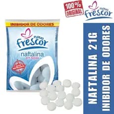 Naftalina Inibidor de Odor 21g Repelente Insetos, Baratas e Traças