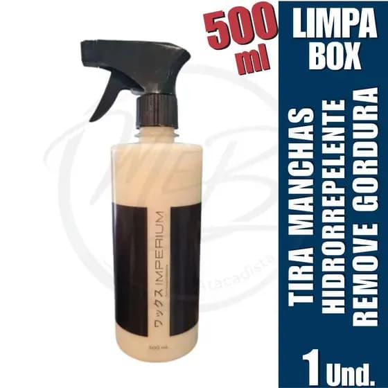 Cera Limpa Box Imperium Gold 500ml para Vidros – Limpeza e Brilho