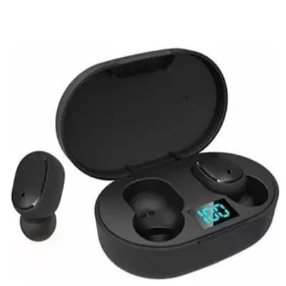 Fone De Ouvido Sem Fio E6s Bluetooth 5.0  Tws Preto