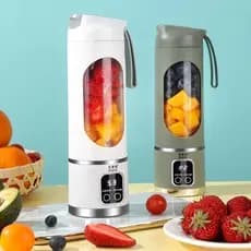 Liquidificador Portátil Recarregável 10 Lâminas, Espremedor -DIVINO