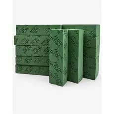 Kit 24 Espuma Floral Esponja para arranjos de Flores 23x5x7cm Tijolinho Espuma Premium AF800 Plantas Artificiais