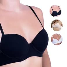 KIT 3 Sutiã TOP Conforto em Viscose com Toque de Algodão uso Diário Conforto