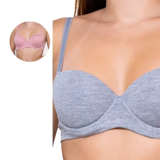 Kit De 2 Sutiãs Para Uso Diário Em Viscose De Alta Qualidade