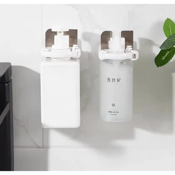 Kit 2 Suporte de fivela de detergente desinfetante para as mãos de banheiro.