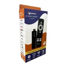 Receptor Century Smart TV Android Stick Full HD 8GB Comando De Voz 2GB memória