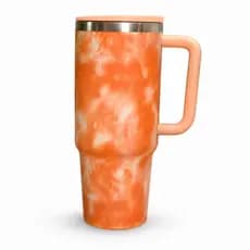 Copo Térmico Inox 1200ml com Tampa Caneca Isolada Bebida Quente Fria Portátil Cores Variadas