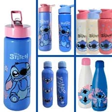 Garrafa Stitch Squeeze para Agua Sucos, Academia Passeio Escola Adulto e infantil Lembrança