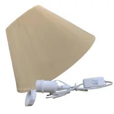 Cupula Kit Abajur fio com interruptor liga desliga e Soquete Decoração Artesanato
