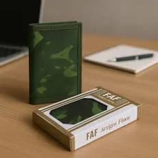 Carteira Masculina Militar Impermeabilizada Camuflada Velcro Porta Cartões e Documentos