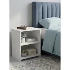Mesa de Cabeceira Quarto Nicho em MDF Fundo Parcial Não Balança Excelente Acabamento