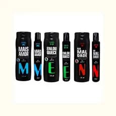 Kit 3 Pares Sabonete Íntimo + Perfume de Cueca Masculino Apinil Aromático Spray 40ml