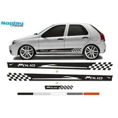 Faixa Lateral Adesivo Fiat Palio Fire EL ED EDX Sport EX ELX City Stile Economy Way 2 4 portas