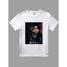 Camiseta 100% POLIÉSTER branca | Park Ji-hoon na série Love Song for Illusion.