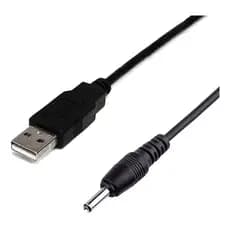 Cabo Usb Alimentação Energia Dc 3,5mm Usb Caixa Som.hub usb