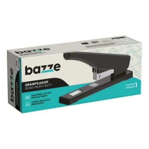 Grampeador Metal Bazze B5100 100 Folhas Caixa c/1