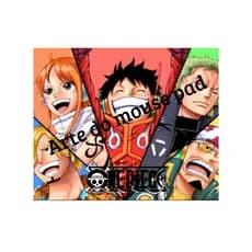 Mouse Pad One Piece Personalizado Nome Luffy Zoro Shanks Anime Otaku Gamer Presente Pirata