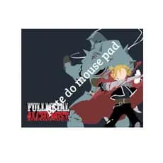 Mouse Pad Fullmetal Alchemist Personalizado Nome Edward Alphonse Roy Anime Otaku Gamer Presente