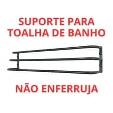 Suporte de toalhas Toalheiro para toalha de banho Triplo NÂO ENFERRUJA - Bitenfer Varais