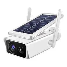 Câmera de Segurança Solar Externa WIFI HD Detecção de Movimento