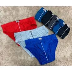 Kit Cuecas Slip Adulto Microfibra Tradicional Original Masculinas Elástico