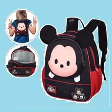 Mochila Infantil Costas Personagem Disney Mickey Escolar Creche Passeio Alças Ajustáveis