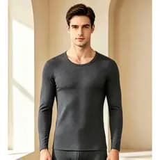 Masculino Blusa  Térmica Flanelada Segunda Pele Frio Vento