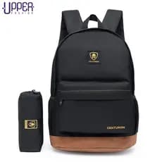 Mochila Escolar Masculina Reforçada Estojo Espaçoso Centurion