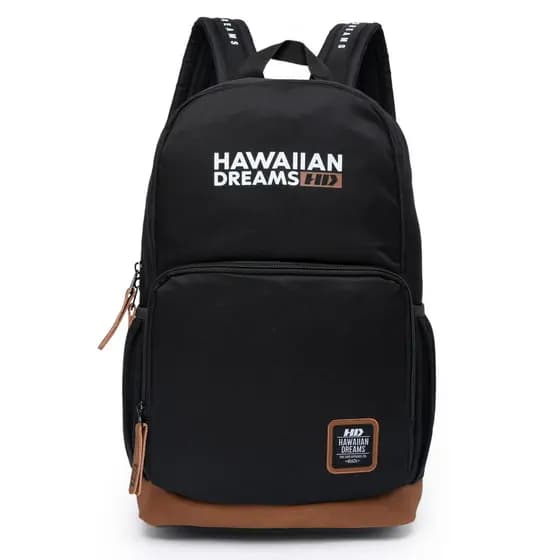 Mochila Masculina e Feminina Preta Grande Casual para Faculdade e Trabalho