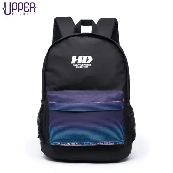 Mochila HD Resistente Bolsa Preta Reforçada Trabalho Casual Faculdade