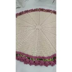 Centro de Mesa Crochê Decoração para mesa em crochê Trilho de mesa de croche