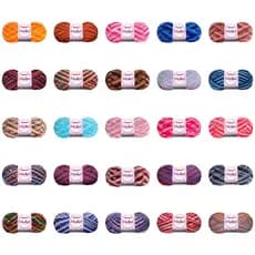Lã Mollet Círculo Multicolor 100g Colorida Tricô Crochê