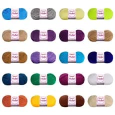 Lã Mollet 100g Círculo Para Tricô Crochê Colorida