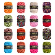 Barbante Barroco Multicolor Premium 6 Fios 400g Linha De Crochê Tricô