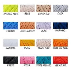 Linha De Crochê Opaque Fischer 100% Poliamida 162 Metros