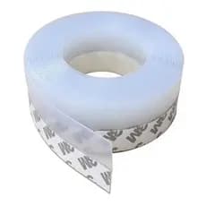 Fita Veda Fresta 5m x 45mm Transparente Para Porta Pivotante E Vidro Silicone Startools