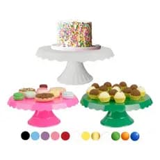 Boleira e porta doces Slim 22cm  Decoração Festa, Enfeite, perfeito para Mesa Posta Acrílico Doces