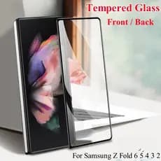 Para Samsung Galaxy Z Fold 8 7 6 5 4 5G Protetor De Tela De Vidro Temperado Frontal/Traseiro Anti-Espião De Privacidade