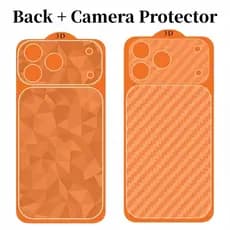 Protetor De Tela Traseira Fosco PET + Lente De Câmera Para iPhone 17 Pro/Max Filme Macio Traseiro