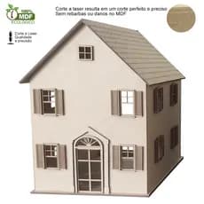 Casa Casinha de Boneca Nicho Decoração Artesanato MDF Cru - Decori Br