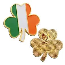 Alfinetes De Lapela shamrock Irlandês Da Irlanda Bulk-St . Lembrança De Crachá Para Presentes Perfeitos De Trevo De Três