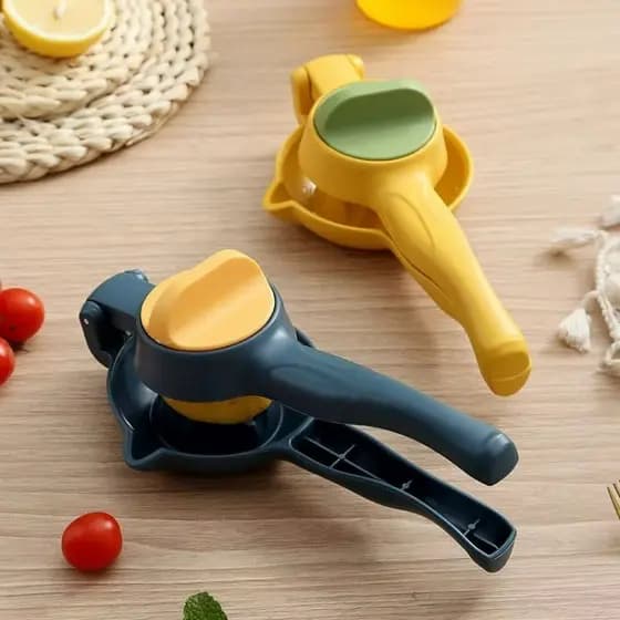 Espremedor Manual de Limão e Laranja de Plástico de Grau Alimentício Reforçado - Espremedor de Frutas e Limas