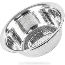 Escorredor De Arroz Inox Legumes Frutas Multiuso Cozinha Alça Coador Peneira Drenagem Inoxidável