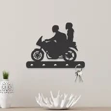 Porta Chaves Motocicleta em Mdf Vazado de 3mm - acompanha dupla face 3M