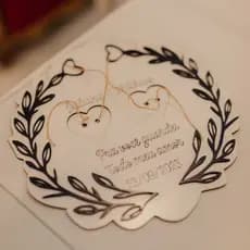 Porta aliança para casamento personalizado mdf 3mm varias cores