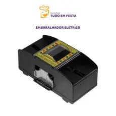 EMBARALHADOR AUTOMATICO DE CARTAS BARALHO TRUCO "NÃO DISTRIBUI"
