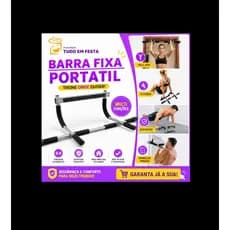 Barra de Porta Multifuncional Musculação Fixa Portátil Crossfit