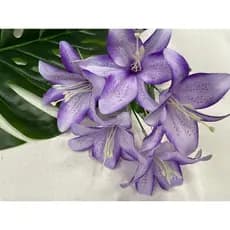 Lirio artificial buque 5 galhos KIT3 UNIDADES