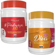 MÁSCARA S.O.S DIVA + PODEROSA CRESCIMENTO E HIDRATAÇÃO – TRÓIA HAIR 1KG
